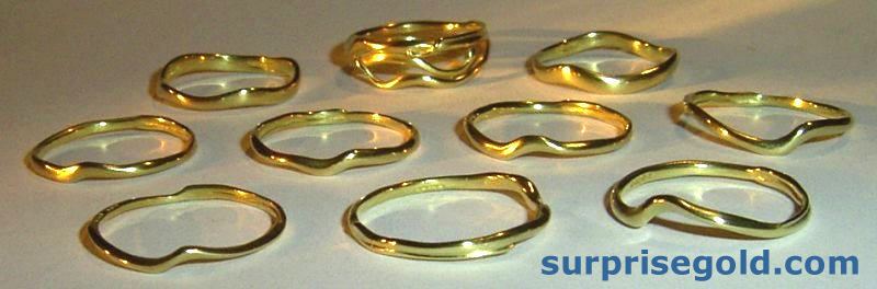 custom wedding rings for women in white gold or yellow gold unique wedding