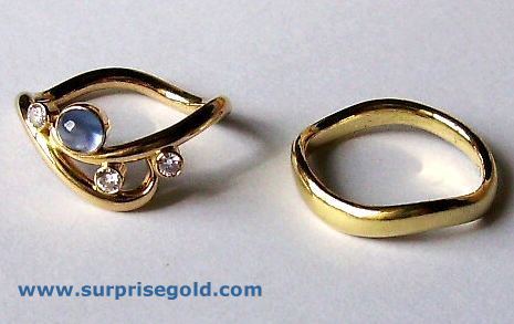 unique diamond or custom gemstone engagement rings white or coloured